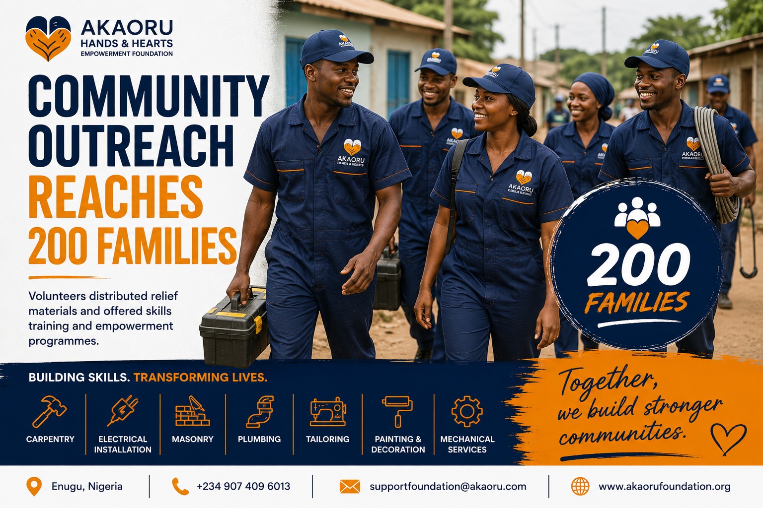 Community Outreach Reaches 200 Families